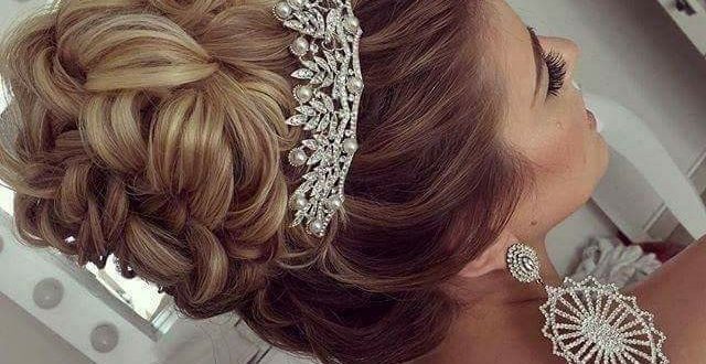 تسريحات الشعر للعرائس 2021 , اجمل واحلى تسريحه شعر لعروسة 2021 صور حب
